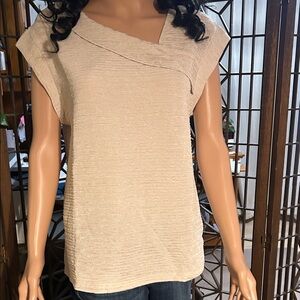 NWT Offset Collar Top